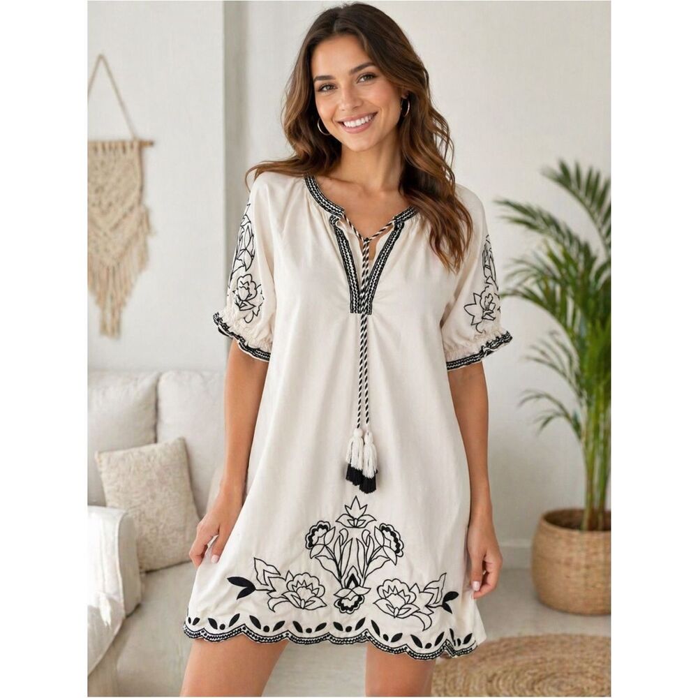 Parker Bohemian Embroidered Dress